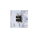SLV Outdoor LED Wand-/Deckenleuchte AINOS SQUARE, IP65, 30 x 30cm, 17W 3000/4000K (CCT Switch) 1300lm, anthrazit / opal
