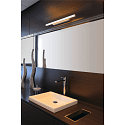 SLV LED Mirror luminaire GLENOS LED Bathroom luminaire, 120�, silver, 12,6W, 3000K