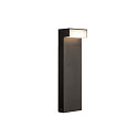 SLV LED Outdoor luminaire L-LINE OUT FL Pole LED Floor lamp, horizontal, CCT switch, 3000/4000K, 490/530lm, IP65, anthracite, 50cm