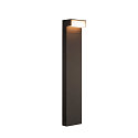 LED Boden-Aufbauleuchte L-LINE OUT FL POLE, IP65 IK02, Seitlich, 11.5W 3000/4000K (CCT Switch) 490/530lm, Anthrazit, 80cm