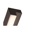SLV LED Au�enwandleuchte L-LINE OUT WL, IP65 IK02, 7W 3000/4000K (CCT Switch) 500/570lm, Anthrazit