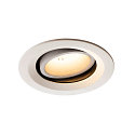 LED Deckeneinbauleuchte NUMINOS DL M, 3000K, IP20, dreh-/schwenkbar, 40�, 1600lm, UGR 20, Wei� / Wei�