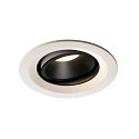 LED Ceiling recessed luminaire NUMINOS DL M, 4000K, IP20, rotatable / pivotable, 55�, 1600lm, UGR 21, white/black