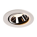 LED Ceiling recessed luminaire NUMINOS DL L, 2700K, IP20, rotatable / pivotable, 55�, 2150lm, UGR 19, white/chrome