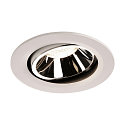 LED Ceiling recessed luminaire NUMINOS DL L, 4000K, IP20, rotatable / pivotable, 55�, 2350lm, UGR 19, white/chrome