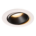 LED Ceiling recessed luminaire NUMINOS DL XL, 2700K, IP20, rotatable / pivotable, 20�, 3300lm, UGR 21, white/black