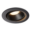 LED Ceiling recessed luminaire NUMINOS DL XL, 3000K, IP20, rotatable / pivotable, 40�, 3300lm, UGR 21, black/black