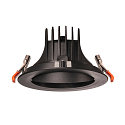 SLV LED Deckeneinbauleuchte NUMINOS DL XL, 3000K, IP20, dreh-/schwenkbar, 40�, 3300lm, UGR 21, Schwarz / Schwarz