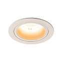 LED Ceiling recessed luminaire NUMINOS DL M, 2700K, IP20, 55�, 1600lm, UGR 20, white/white