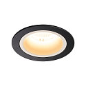 LED Ceiling recessed luminaire NUMINOS DL M, 3000K, IP20, 40�, 1600lm, UGR 20, black/white