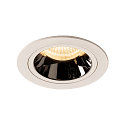 LED Ceiling recessed luminaire NUMINOS DL M, 3000K, IP20, 20�, 1550lm, UGR 17, white/chrome