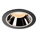 LED Ceiling recessed luminaire NUMINOS DL XL, 2700K, IP20, 55�, 3400lm, UGR 19, black/chrome