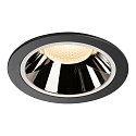 LED Ceiling recessed luminaire NUMINOS DL XL, 3000K, IP20, 20�, 3500lm, UGR 17, black/chrome