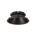 SLV LED Deckeneinbauleuchte NUMINOS DL XL, 3000K, IP20, 40�, 3300lm, UGR 21, Schwarz / Schwarz