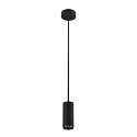 LED Pendant luminaire NUMINOS PD PHASE S, 4000K, 60�, 1100lm, black/black