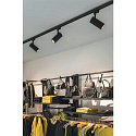 SLV LED 3-Phase luminaire NUMINOS PHASE M, 3000K, 60�, 1880lm, black/black