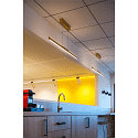 SLV 3-Phasen LED Strahler NUMINOS PHASE L, 230V / 700mA, CRi >90, dimmbar, 28W 3000K 2340lm 24�, UGR <13, Wei� / Schwarz