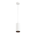 LED Pendelleuchte NUMINOS PD PHASE L, 2700K, 60�, 2475lm, wei� / schwarz