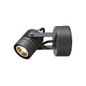 SLV LED Outdoor luminaire LED SPOT SP Wall luminaire, 3000K, 400lm, IP55, anthracite