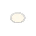 LED Ceiling recessed luminaire SENSER 18 DL, round, 9,7W, 950lm, IP20, white, 4000K