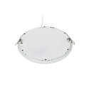 SLV LED Ceiling recessed luminaire SENSER 24 DL, round, 12,5W, 1200lm, IP20, white, 4000K
