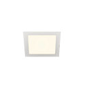 LED Ceiling recessed luminaire SENSER 18 DL, square, 9,7W, 820lm, IP20, white, 4000K