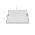 SLV LED Ceiling recessed luminaire SENSER 24 DL, square, 12,5, 1200lm, IP20, white, 4000K
