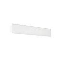 SLV LED Wall luminaire DIRETO 60 WL, CCT switch, 2700/3000K, 590/625lm, IP20, white matt