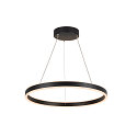 SLV LED Pendelleuchte ONE 60 PD PHASE UP/DOWN, CCT switch, 2700/3000K, 410/415lm, schwarz