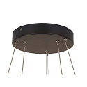 SLV LED Pendelleuchte ONE DOUBLE PHASE, Up/Down, � 60cm, 35W 2700/3000K (CCT) 1270lm 130�, CRi >90, schwarz