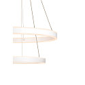 SLV LED Pendelleuchte ONE DOUBLE PHASE, Up/Down, � 60cm, 35W 2700/3000K (CCT) 1270lm 130�, CRi >90, wei�