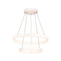 SLV LED Pendelleuchte ONE DOUBLE PHASE, Up/Down, � 60cm, 35W 2700/3000K (CCT) 1270lm 130�, CRi >90, wei�