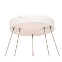 SLV LED Pendant luminaire ONE DOUBLE PD DALI UP/DOWN, CCT switch, 3000/4000K, 1050/1060lm, white