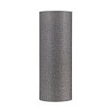 Textil-Schirm FENDA, Zylindrisch / Lang, � 15cm / H�he 40cm, Grau