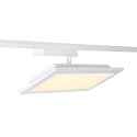 SLV 1-Phasen LED Fl�chen-Strahler PANEL TRACK, Eckig, 15x30cm, 230V / 450mA, 18W 3000K 1800lm, CRi >90, Wei�