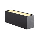 SLV LED Outdoor Wall luminaire SITRA L WL UP/DOWN, CCT switch, 3000/4000K, anthracite