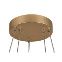 SLV LED Pendelleuchte ONE DOUBLE PHASE, Up/Down, � 60cm, 35W 2700/3000K (CCT) 1270lm 130�, CRi >90, messing