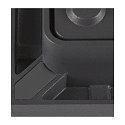 SLV Outdoor LED Wandleuchte QUADRULO WL, IP55 IK04, indirekt, durchverdrahtet, schaltbar, 7.4W 3000K 270lm, anthrazit