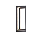 SLV Outdoor LED Wandleuchte QUADRULO WL, IP55 IK04, indirekt, durchverdrahtet, schaltbar, 7.4W 3000K 270lm, anthrazit