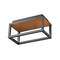 SLV Outdoor LED Wandleuchte QUADRULO WL, IP55 IK04, indirekt, durchverdrahtet, schaltbar, 7.4W 3000K 270lm, anthrazit