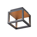 LED Outdoor Ceiling luminaire QUADRULO CL, anthracite