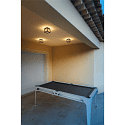 SLV Outdoor LED Deckenleuchte QUADRULO CL, indirekt, IP55 IK04, 7.5W 3000K 230lm, anthrazit
