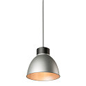 Pendant luminaire PARA DOME E27, black