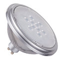 LED Leuchtmittel QPAR111 GU10, 7W, 3000K, CRI90, 40�, silber
