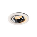 LED Ceiling recessed luminaire NUMINOS� MOVE S, 2700K, 55�, white/chrome