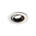 LED Ceiling recessed luminaire NUMINOS� MOVE S, 4000K, 55�, white/black