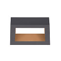 SLV LED Wall luminaire BOOKAT, 15W, 3000/4000K, anthracite