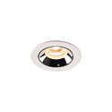 LED Ceiling recessed luminaire NUMINOS� XS, 2700K, 55�, white/chrome