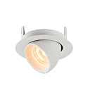 SLV LED Ceiling recessed luminaire NUMINOS� GIMBLE XS, 2700K, 55�, white