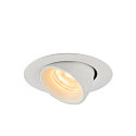 SLV LED Ceiling recessed luminaire NUMINOS� GIMBLE XS, 3000K, 40�, white